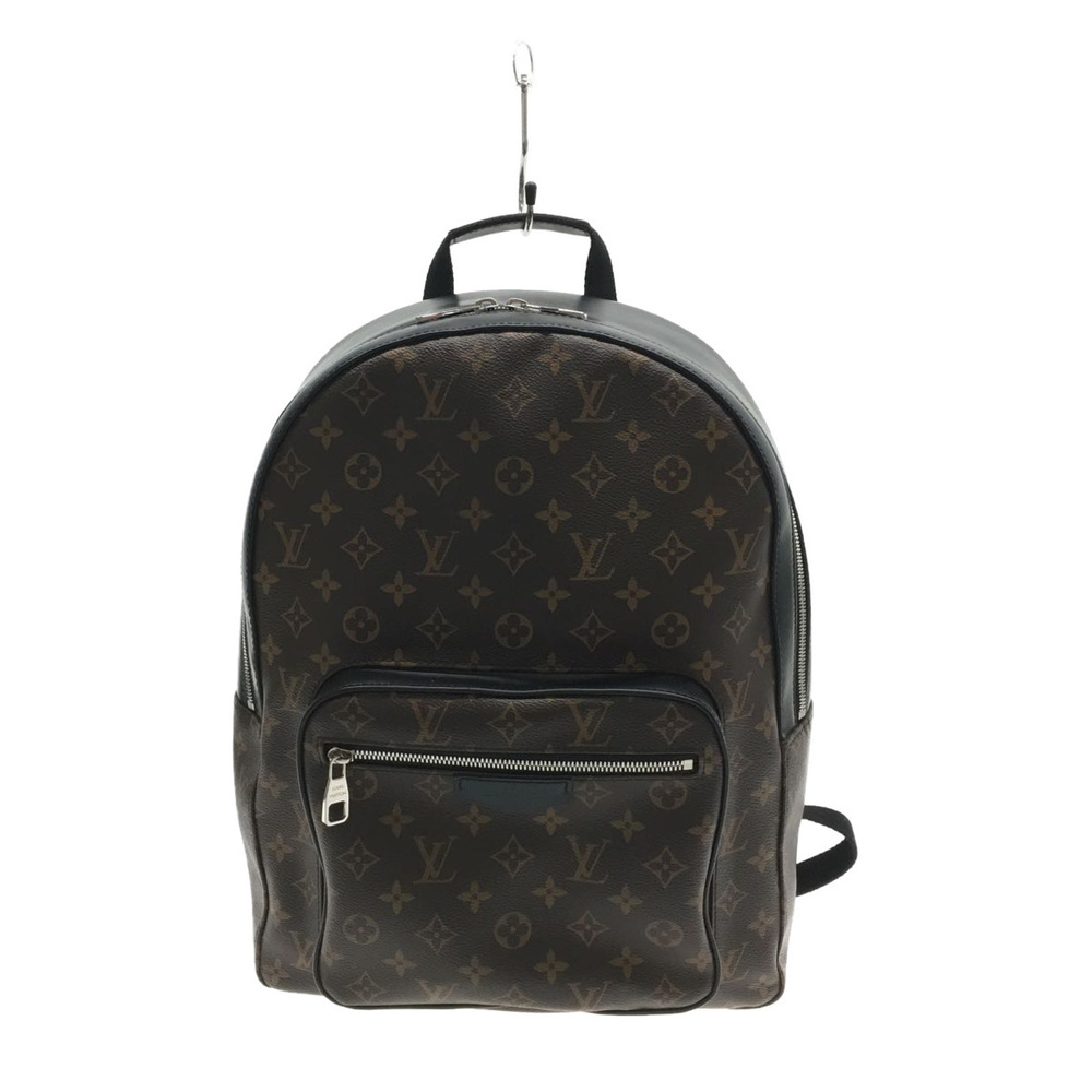 Louis Vuitton Monogram Macassar Leather Backpack Black
